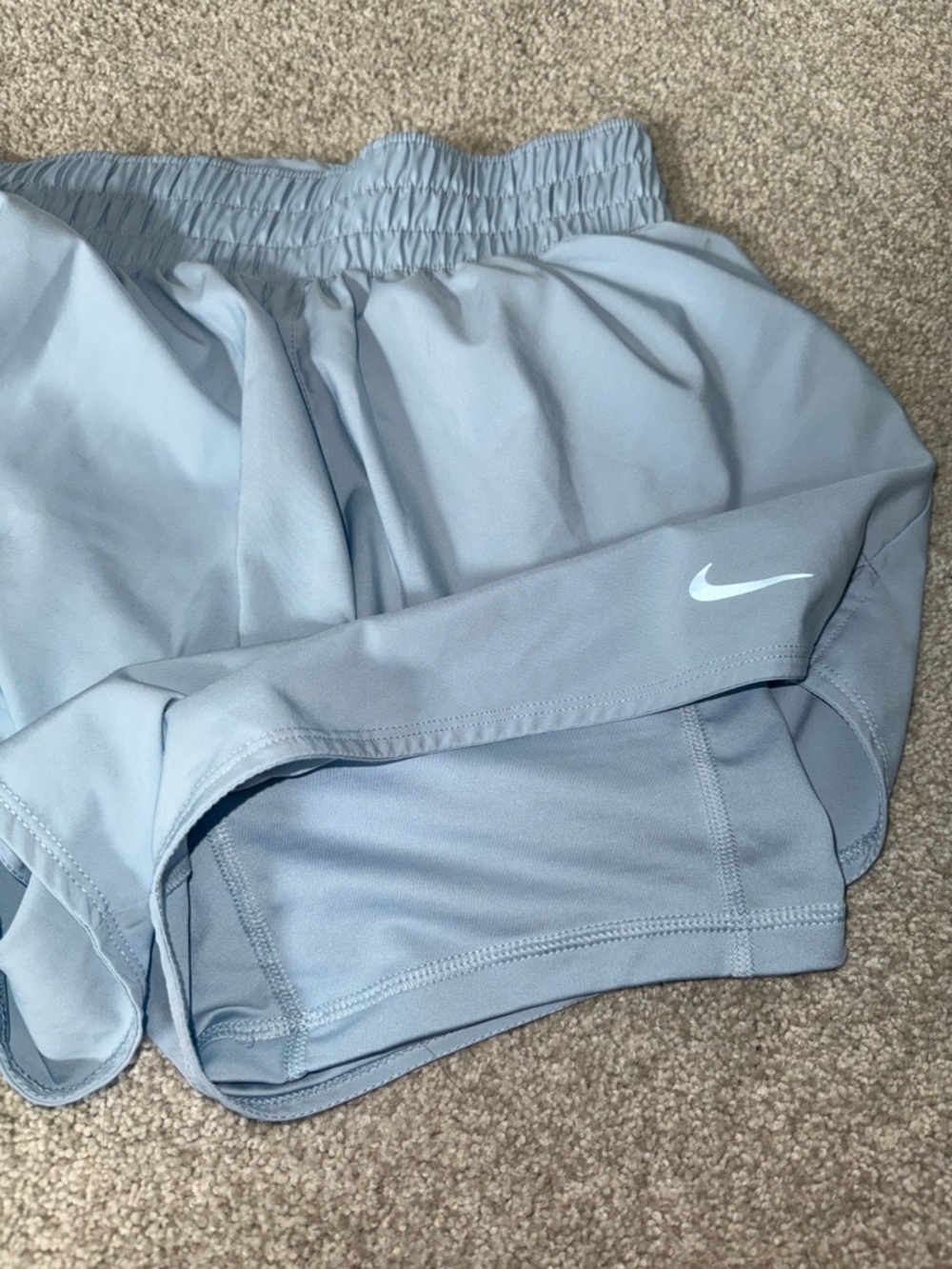 NIKE Dri-Fit baby blue Running shorts